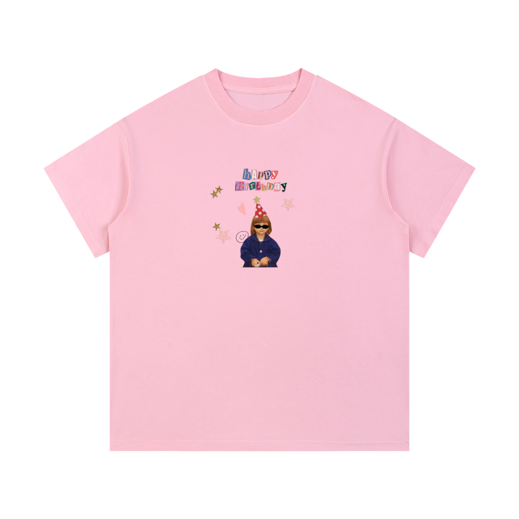 Vintage Wash Cotton Birthday t-shirt