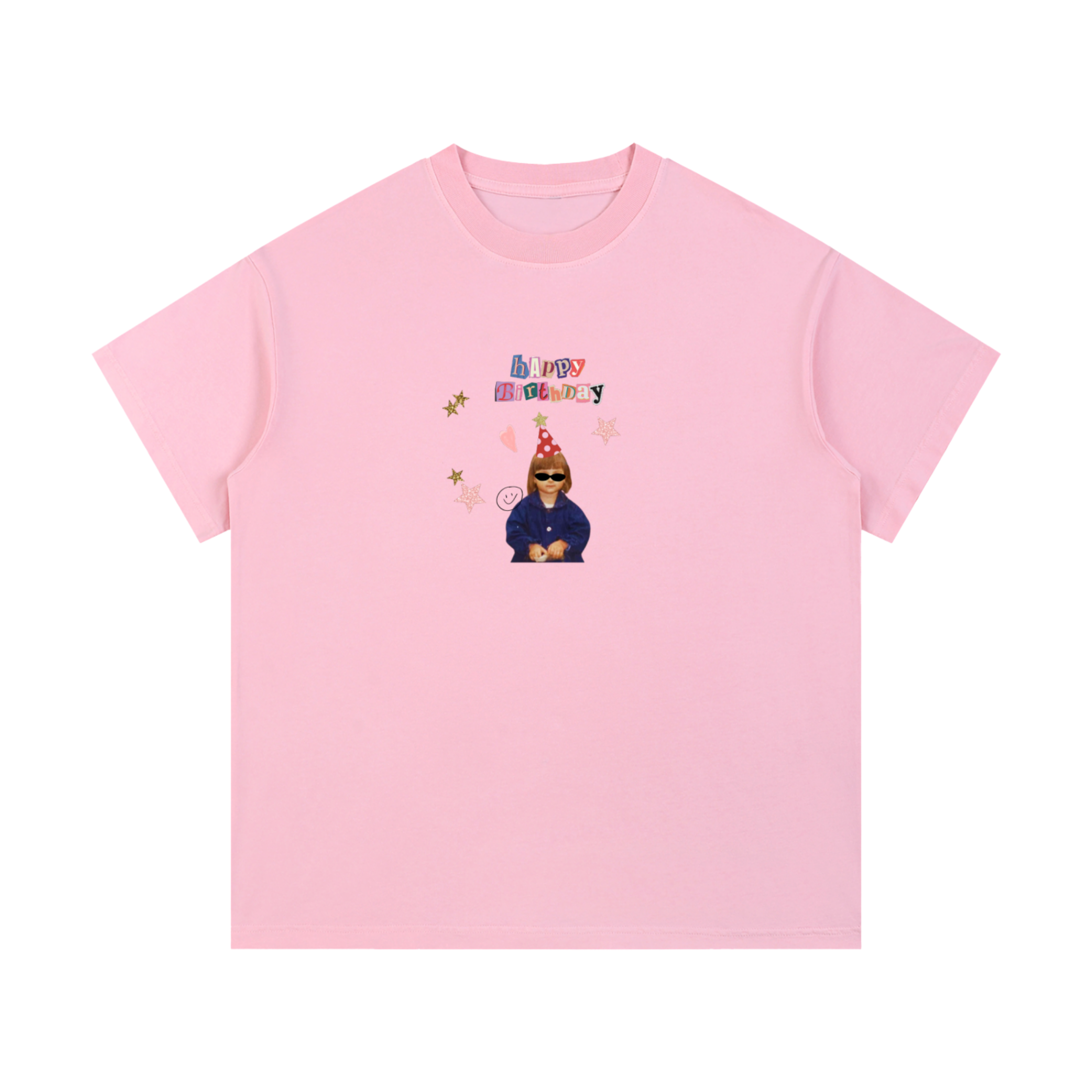 Vintage Wash Cotton Birthday t-shirt