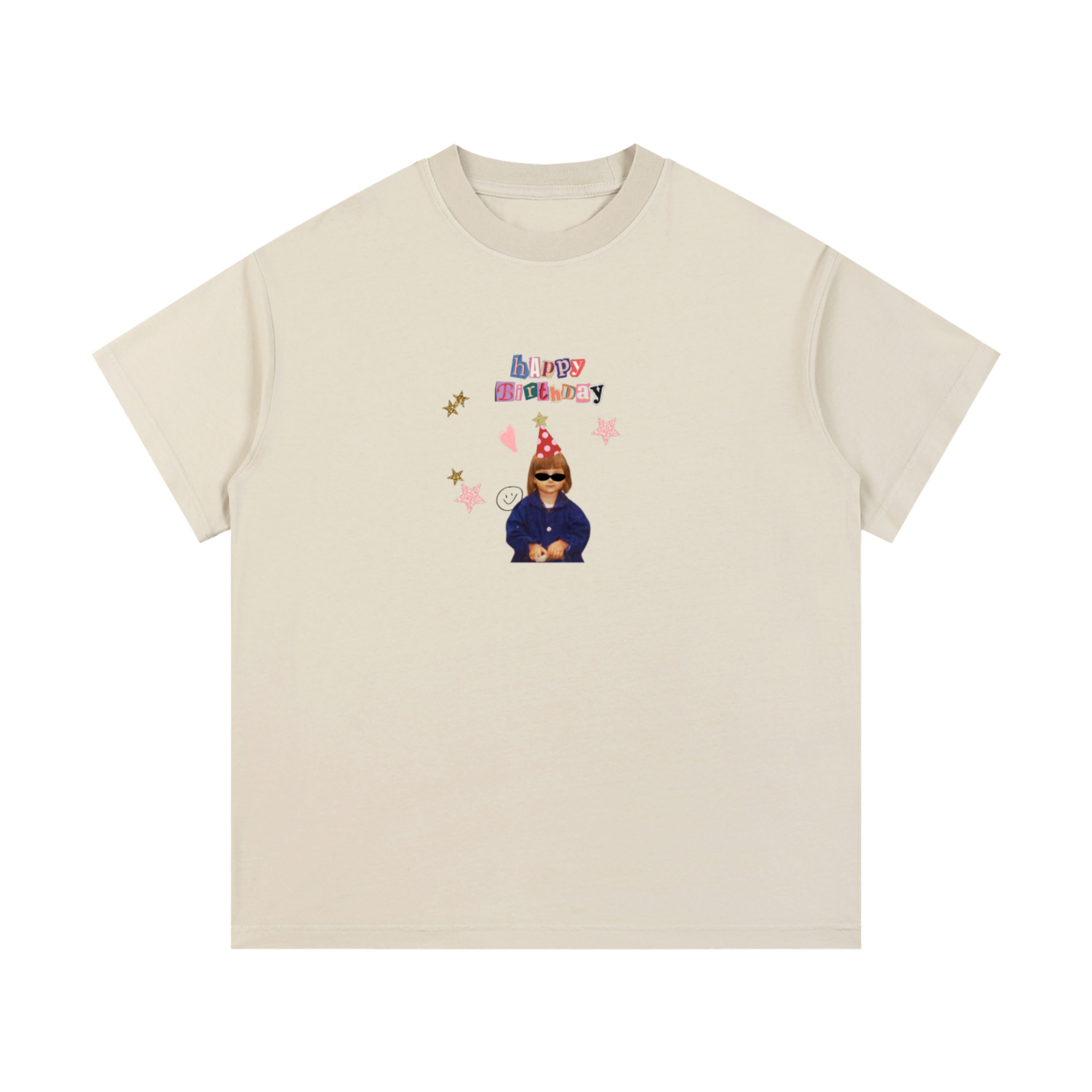 Vintage Wash Cotton Birthday t-shirt