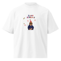 Unisex organic oversized high neck birthday t-shirt