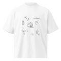 Unisex organic oversized high neck t-shirt [home]